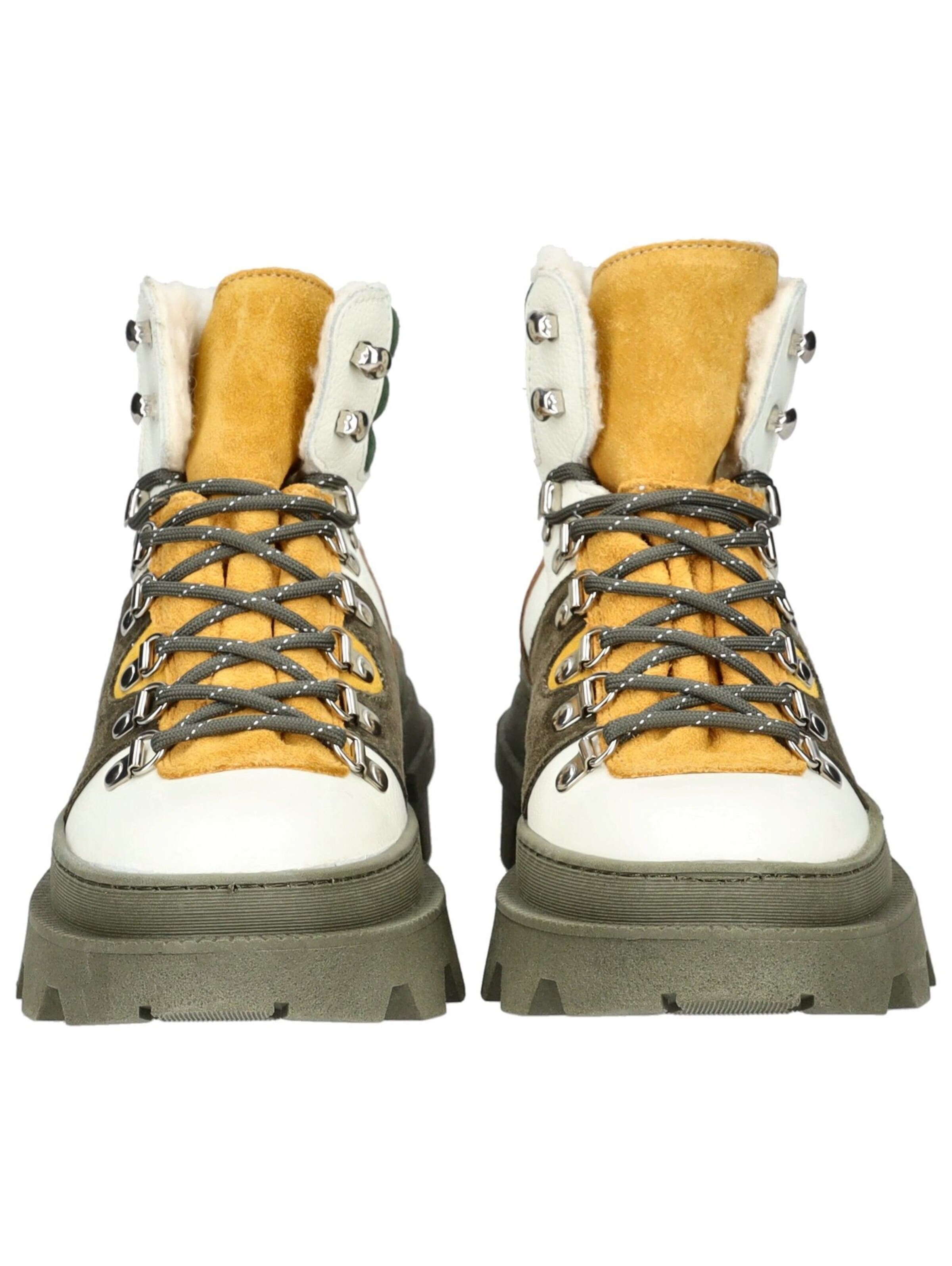 LAZAMANI Schnürstiefelette in Grün