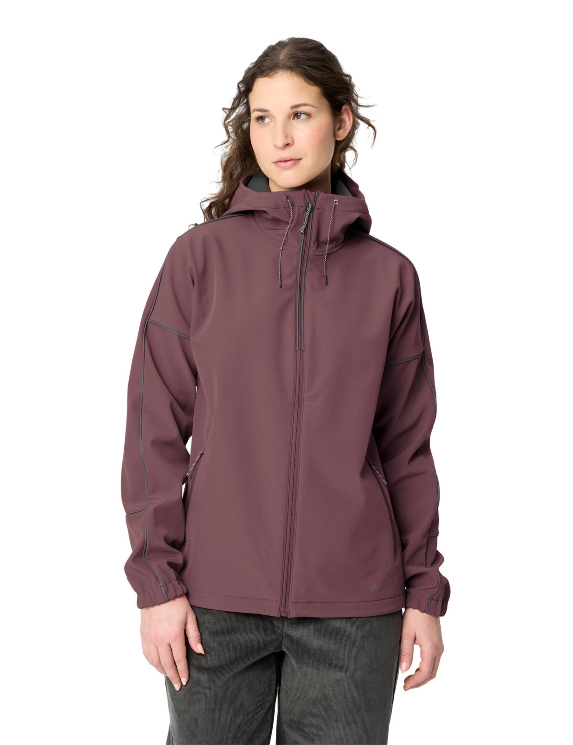 VAUDE Sports jacket 'Cyclist' in Red: front