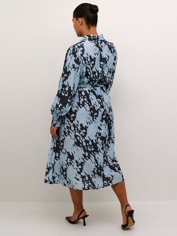 KAFFE CURVE Shirt dress 'Luma' in Blue
