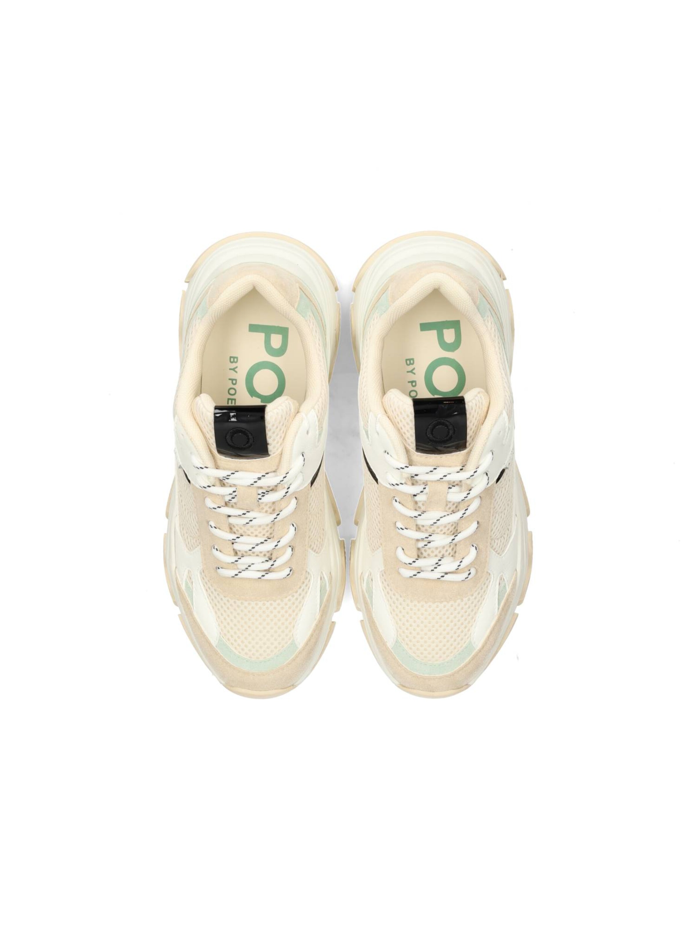 Baskets basses 'Gigi' POSH by Poelman en blanc