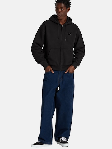 Giacca di felpa 'VANS LEFT CHEST FULL ZIP FELPA' di VANS in nero