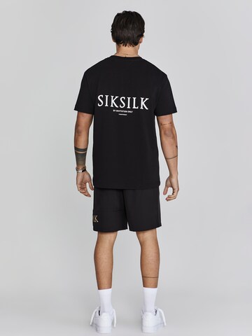 SikSilk Board Shorts in Black