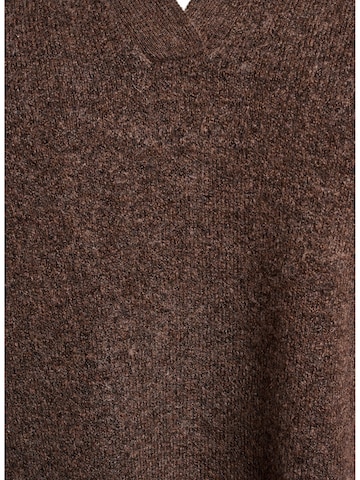 Zizzi Sweater 'Vista' in Brown
