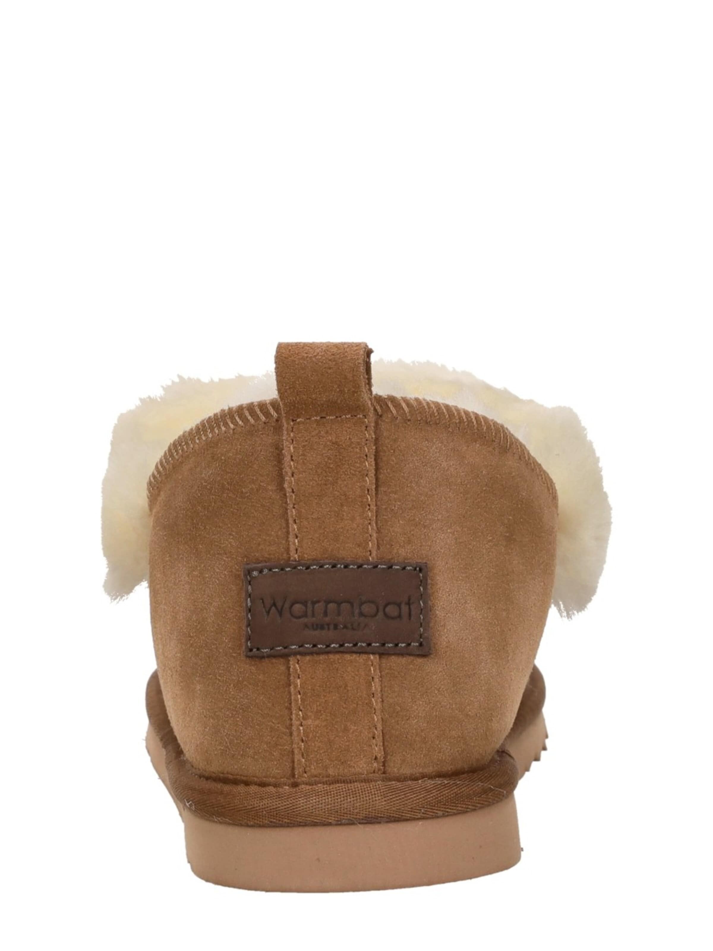Warmbat Huisschoenen 'Wiluna' in Bruin