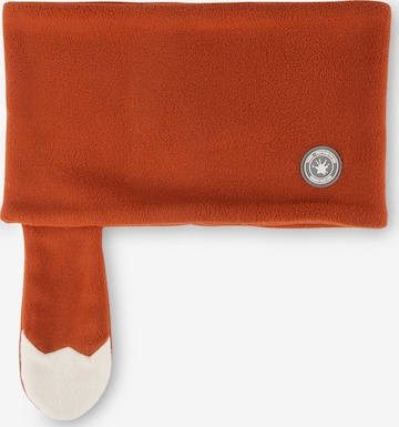 SIGIKID Scarf 'Fleece-Loopschal mit Baumwollfutter' in Brown: front