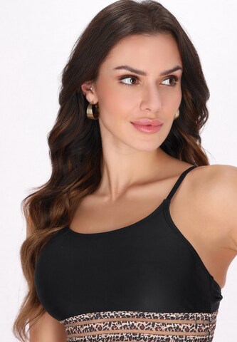 Bustier Bikini faina en noir