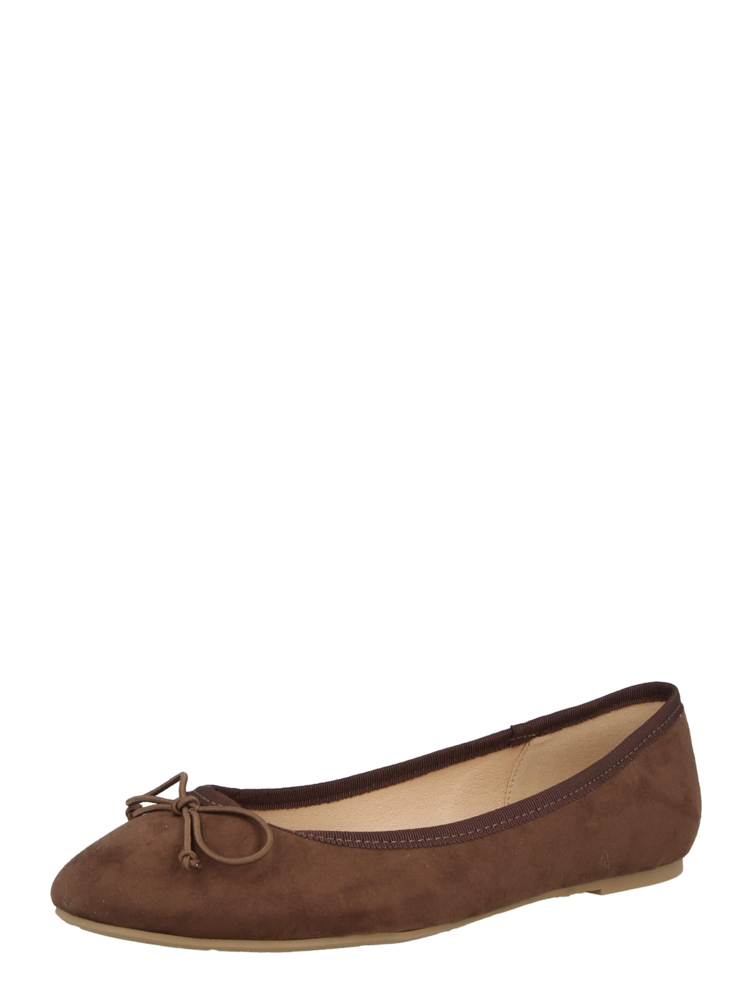ABOUT YOU Балетки 'Beyza' в Коричневый: спереди