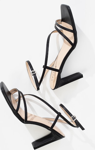 Celena Strap sandal 'Cai' in Black