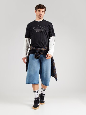 ADIDAS ORIGINALS Тениска в черно