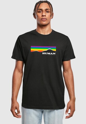 Mister Tee T-shirt 'Human Pride' i svart: framsida