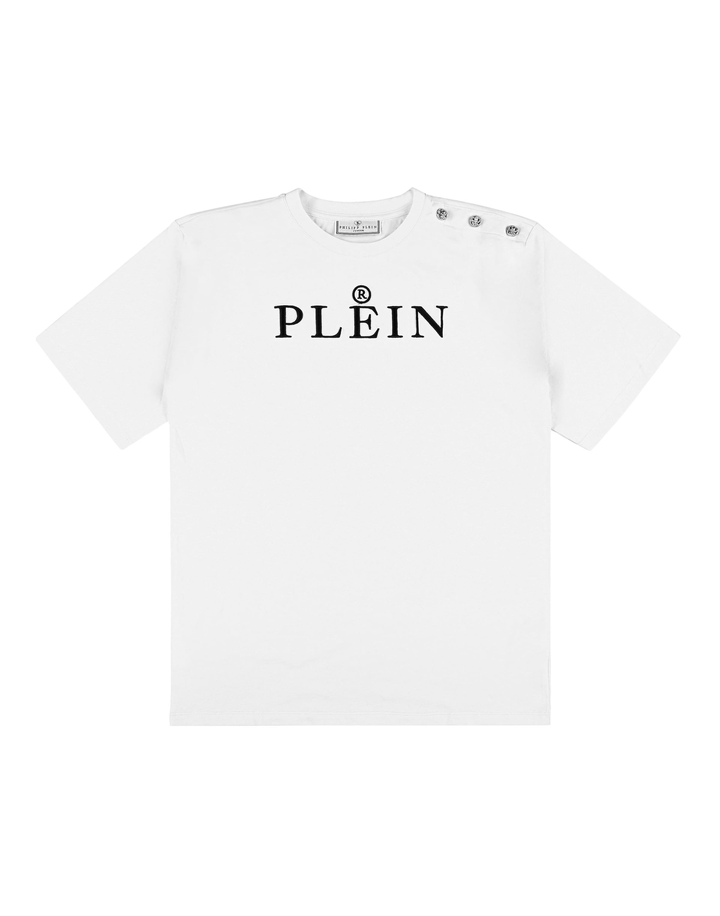 Philipp Plein Shirt in Wit: voorkant