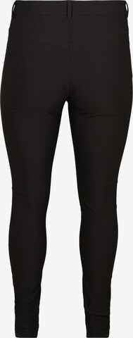 Zizzi Skinny Spodnie 'Jeva' w kolorze czarny