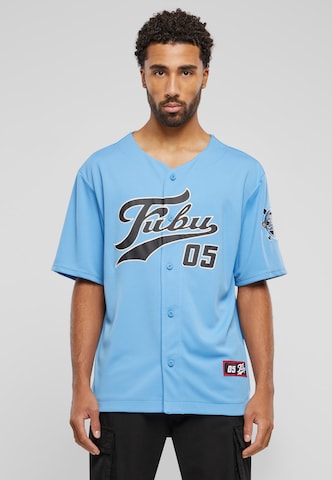 FUBU Regular fit Overhemd 'Varsity' in Blauw: voorkant