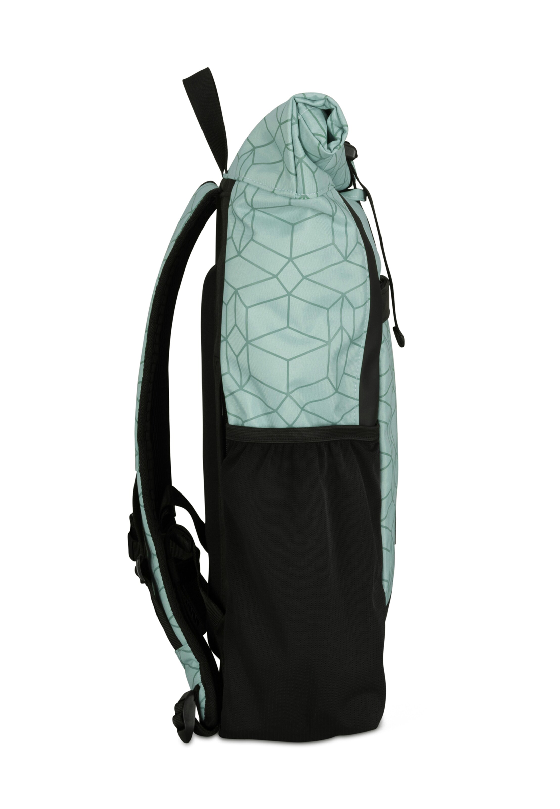 Sac à dos 'No 2' LARKSON en bleu : sur le côté