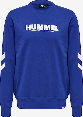 Hummel Sportsweatshirt 'Legacy' in Blau: Vorderseite