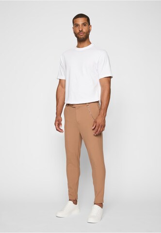 2Y Premium Slimfit Hose in Braun