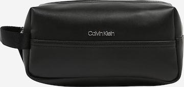 Calvin Klein Laundry Bag in Black: front