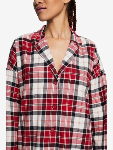 ESPRIT Pyjama-Shirt in Rot