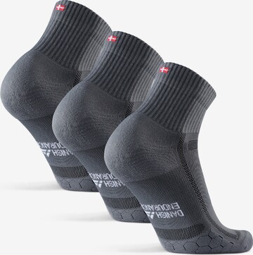 DANISH ENDURANCE Athletic Socks 'Long Distance' in Grey