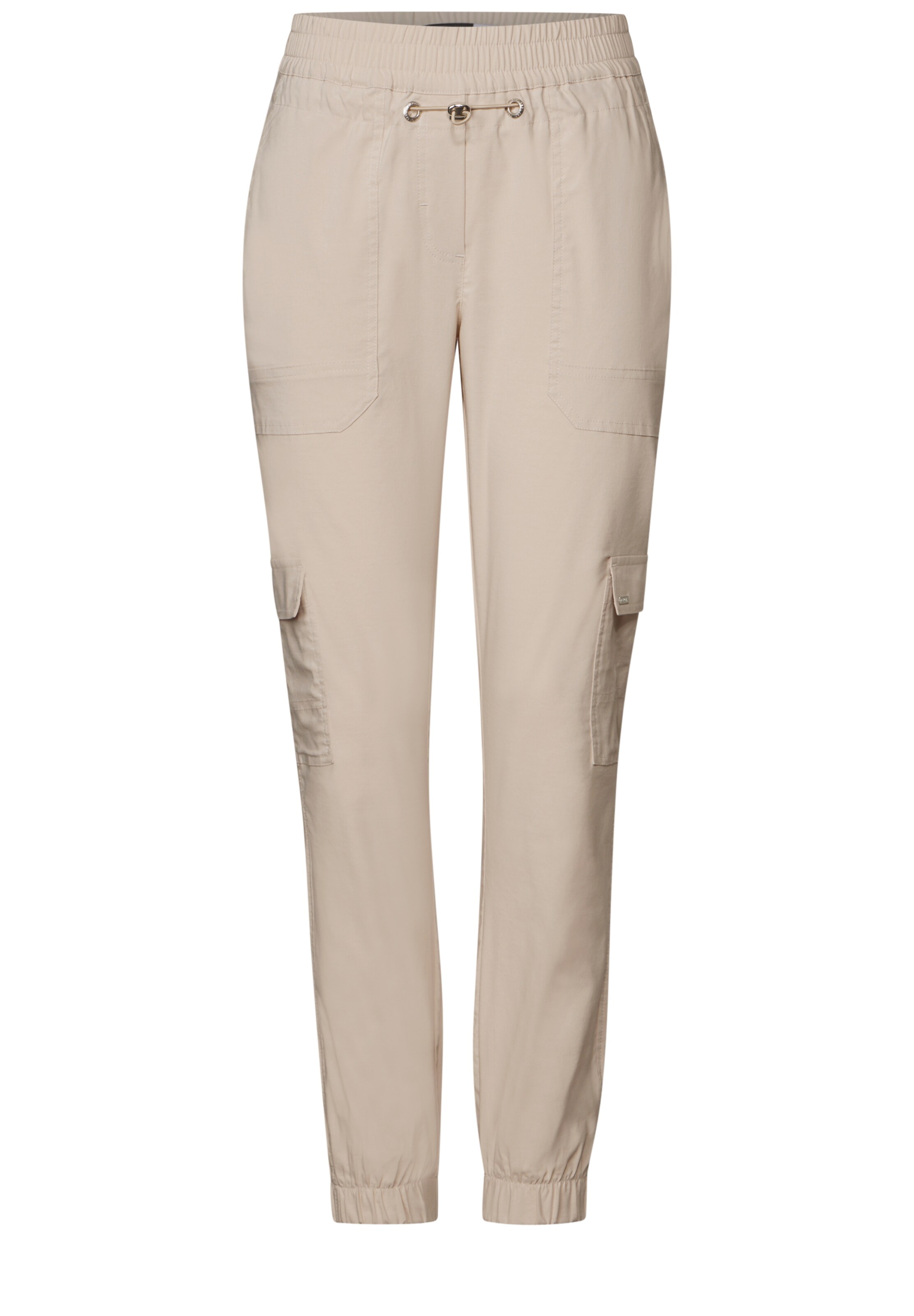 CECIL Tapered Hose in Beige: Vorderseite
