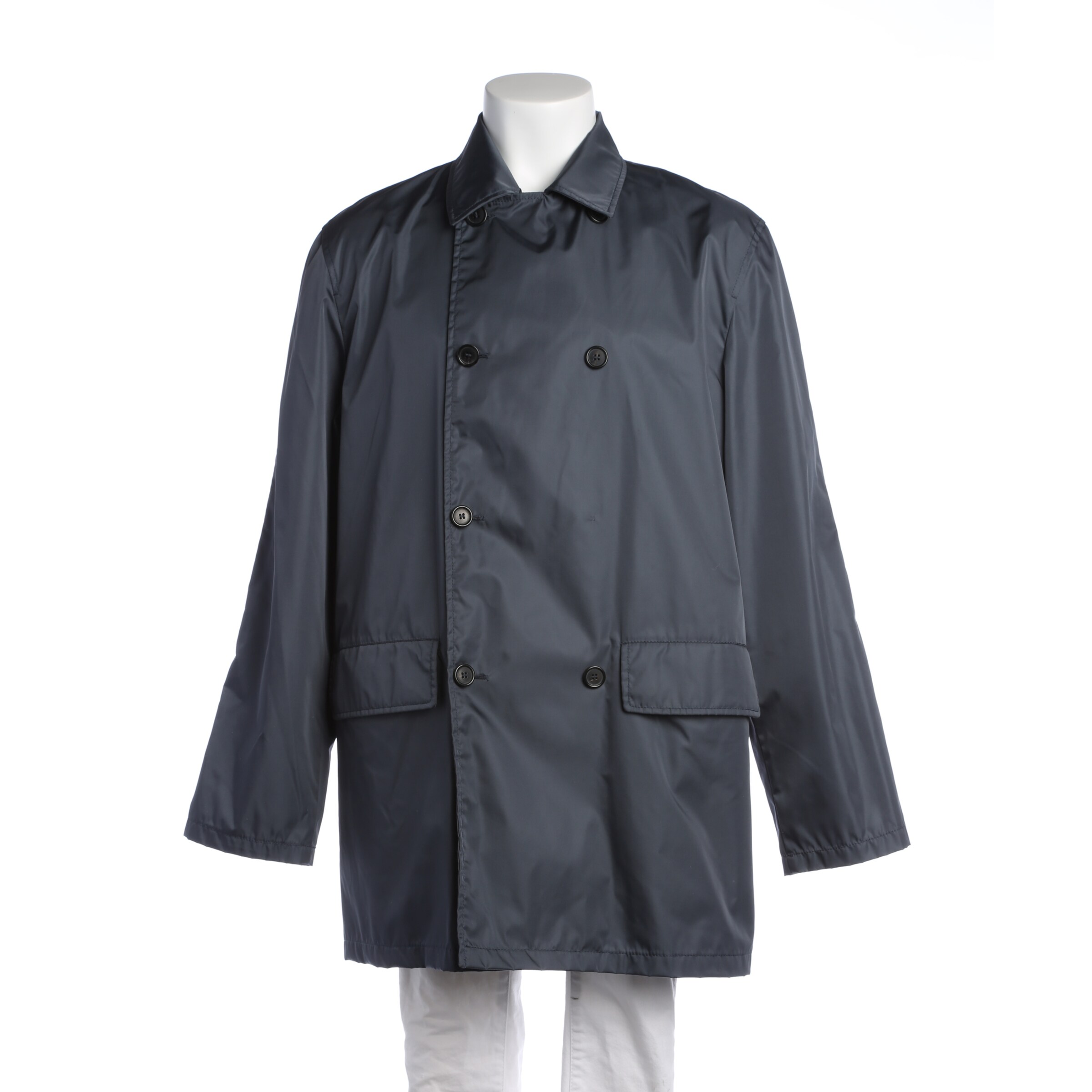 PRADA Übergangsjacke L in Blau: Vorderseite