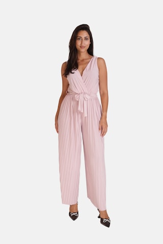 Elara Jumpsuit in Pink: front