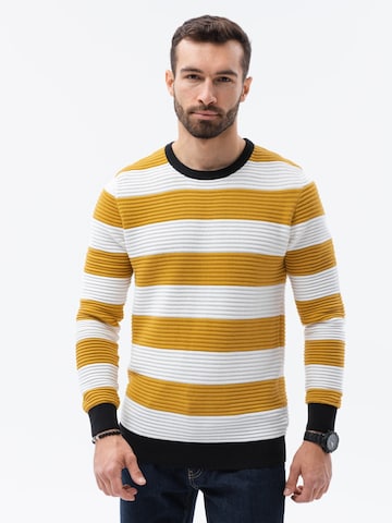 Ombre Sweater 'E189' in Yellow: front
