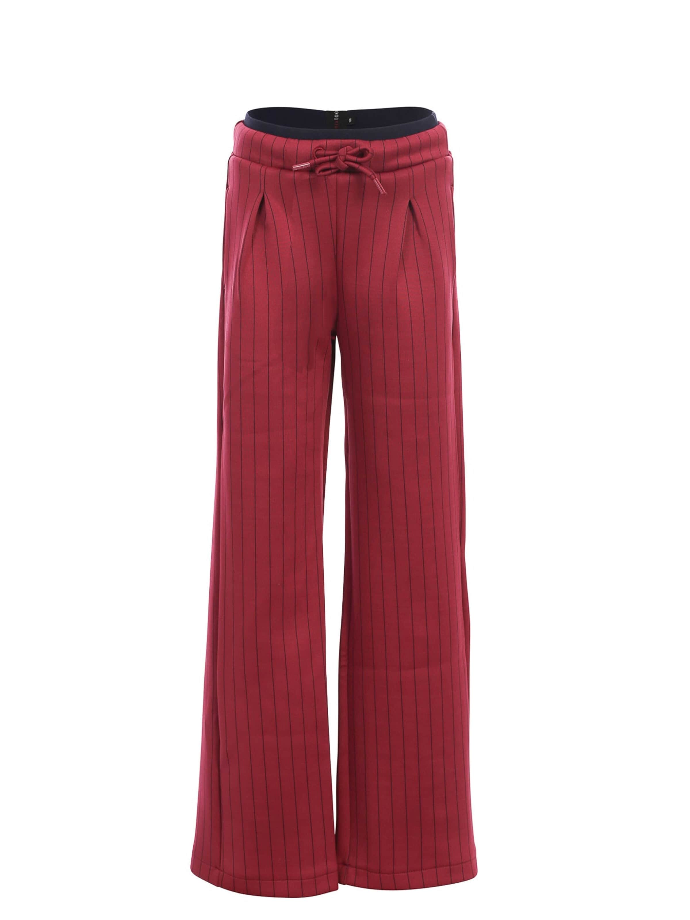 Looxs Revolution Wide leg Broek in Rood: voorkant