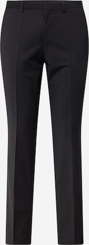 HUGO Red Slimfit Pantalon 'Hesten' in Zwart: voorkant