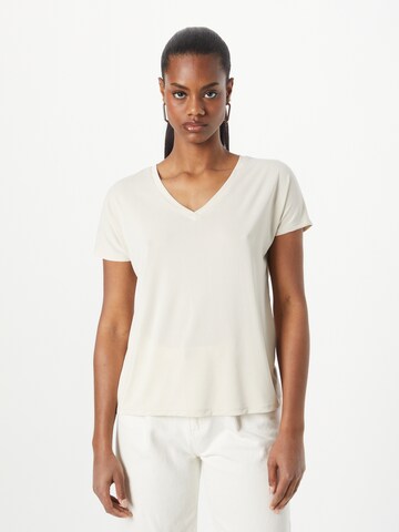 T-shirt 'Fenya' MSCH COPENHAGEN en beige : devant