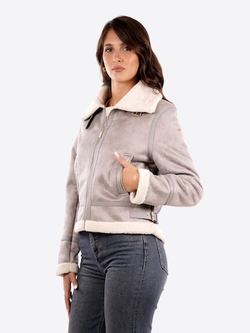 Yes Zee Winter Jacket 'Giubbino' in Grey