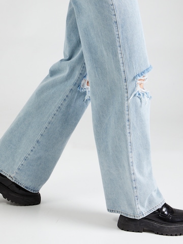 Wide leg Jeans de la GLAMOROUS pe albastru