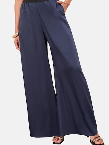 Friends Like These Wide leg Trousers in Blue: front