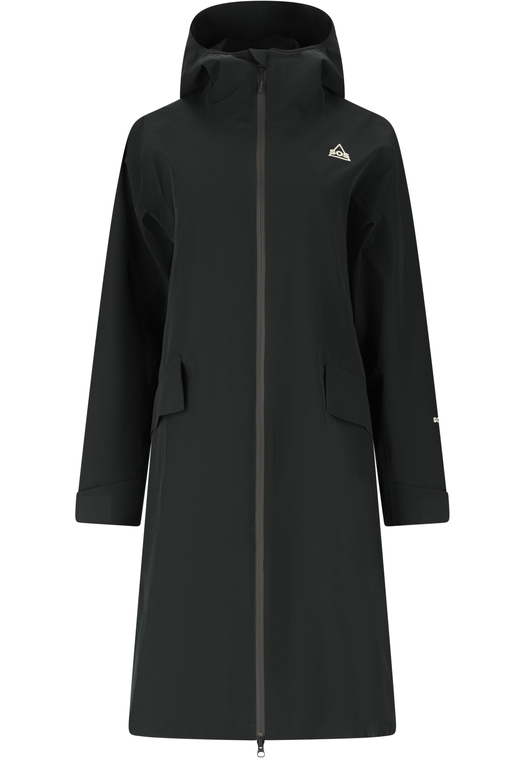 SOS Outdoor Jacket 'Talinis' in Black, Item view