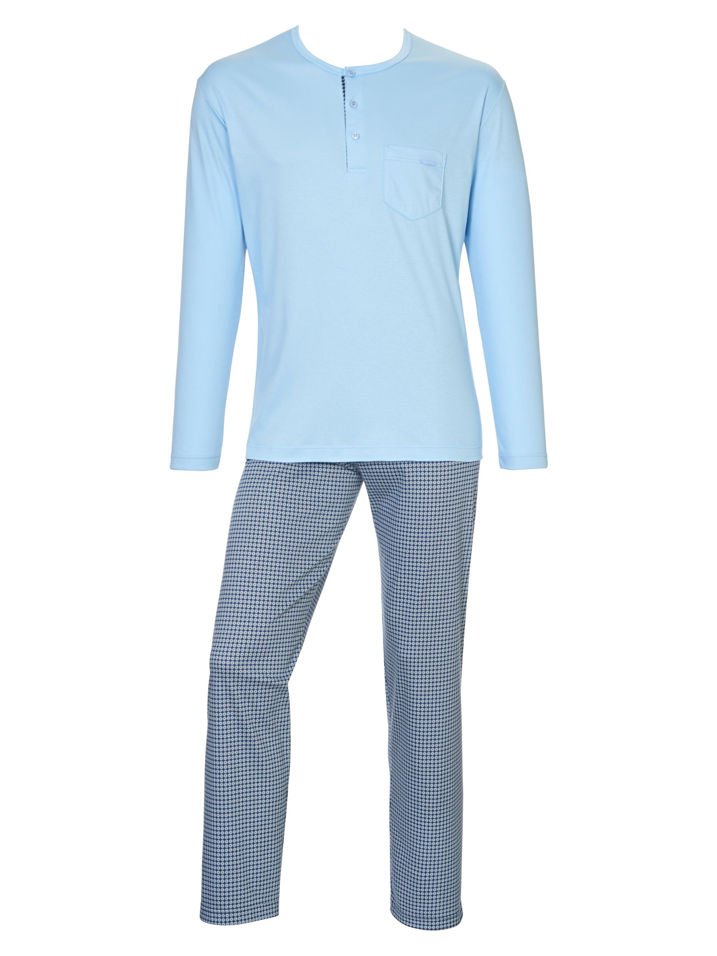 CALIDA Pyjama lang 'Relax Choice'‌‌‌‌ in Blau
