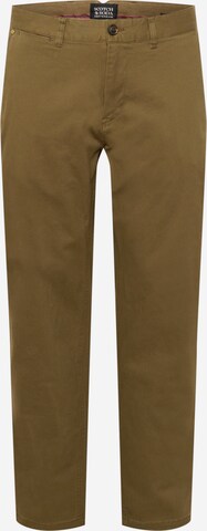 SCOTCH & SODA tavaline Chino-püksid 'STUART', värv roheline: eest vaates