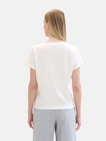 T-shirt TOM TAILOR en blanc