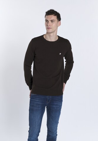 DENIM CULTURE Pullover 'NARCISO' i brun