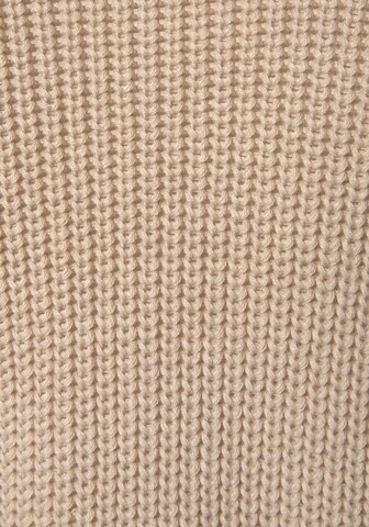 LASCANA Knit Cardigan in Beige