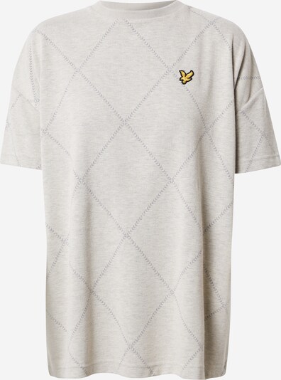 Tricou Lyle & Scott pe culoarea pielii / gri amestecat, Vizualizare produs