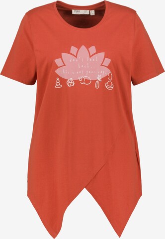 Ulla Popken T-Shirt  (GOTS) in Orange: predná strana