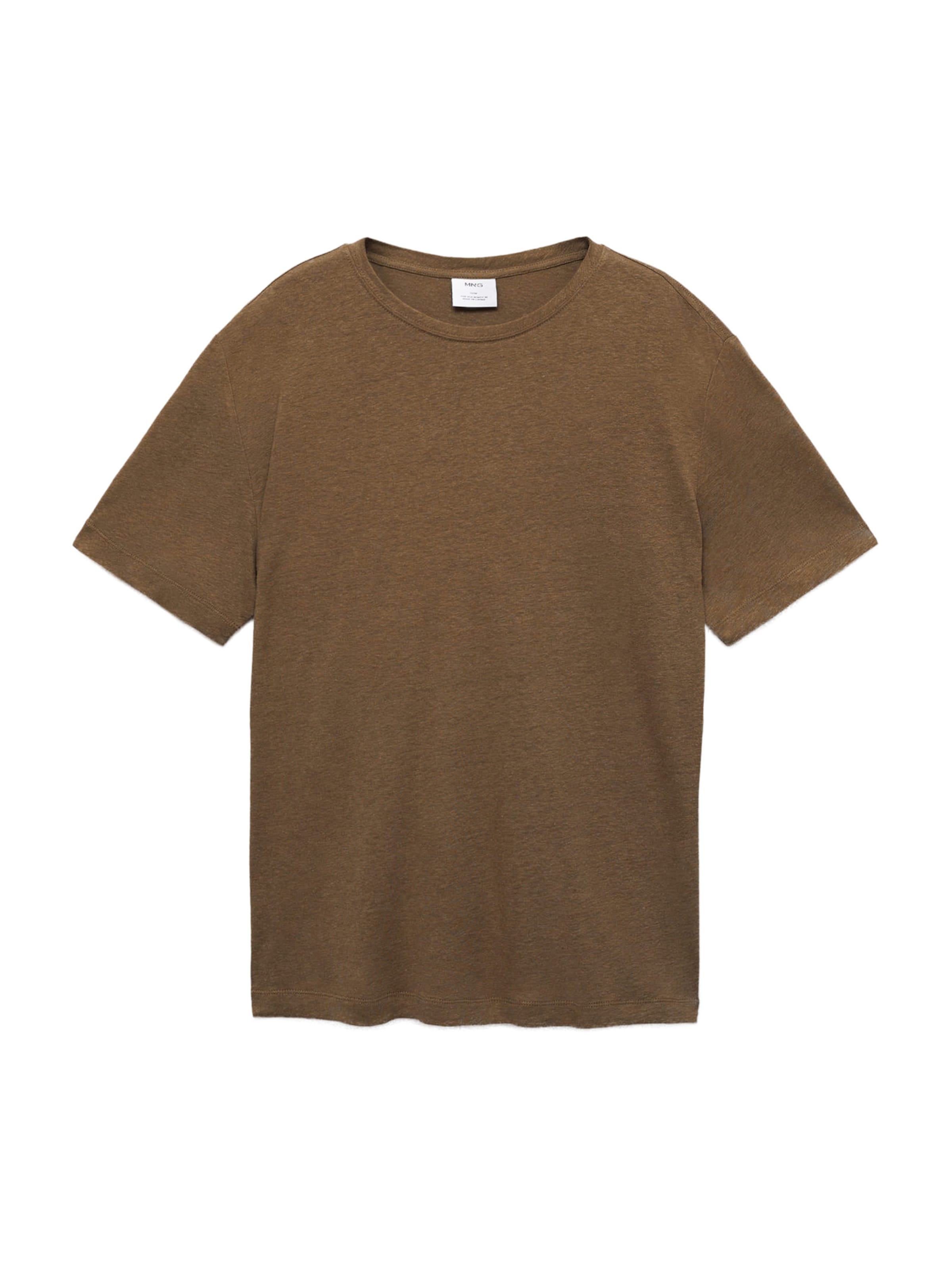 MANGO MAN T-Shirt 'LIMAN' in Grün: Vorderseite