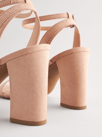 Sandales à lanières Next en beige