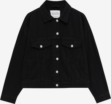 Veste mi-saison Pull&Bear en noir : devant