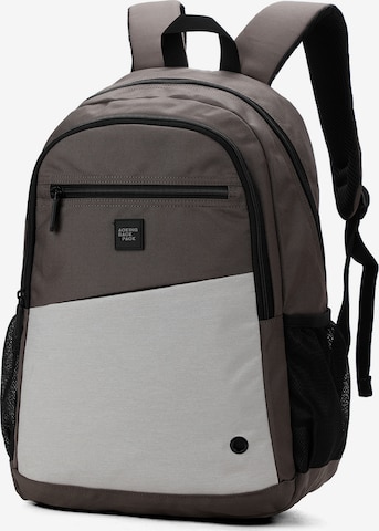 Aoking Backpack in Grey: front