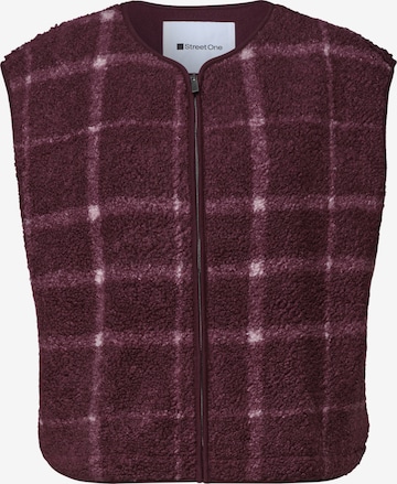 STREET ONE Strickjacke in Rot: Vorderseite