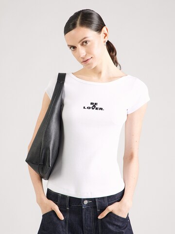 BOSS Póló 'C_Etine' - fehér: elől