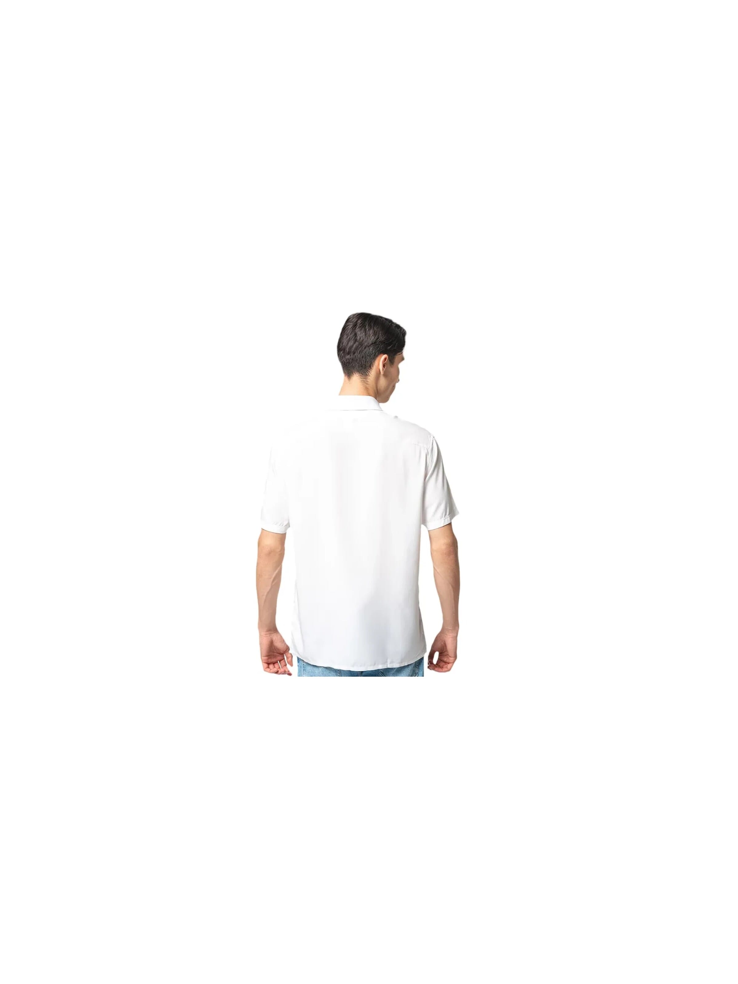 GUESS - Ajuste regular Camisa 'G class' en blanco