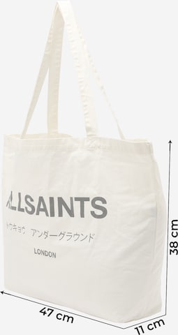 AllSaints Torba shopper w kolorze biały