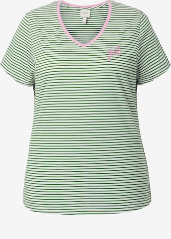 Ulla Popken Shirt in Groen: voorkant